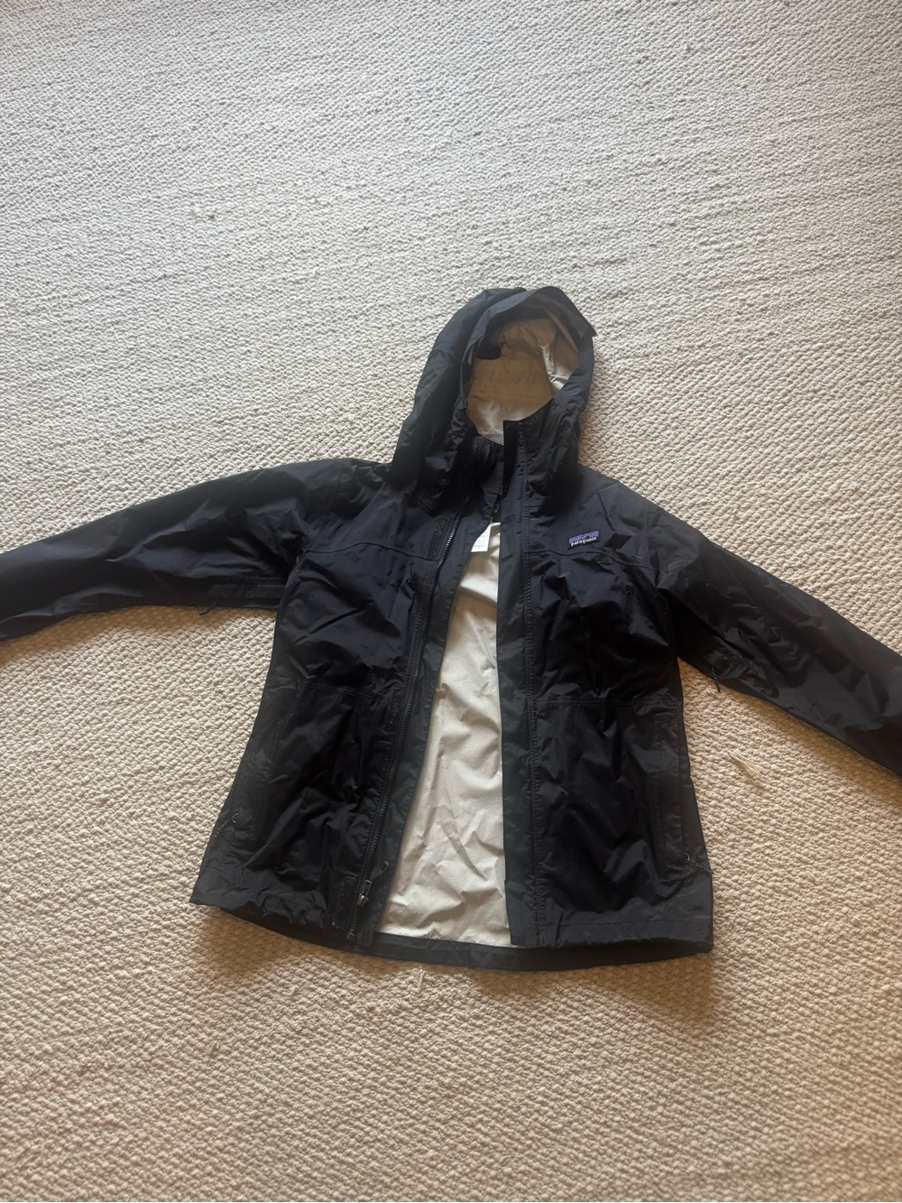 Patagonia Black Women's Waterproof Hooded Jacket
